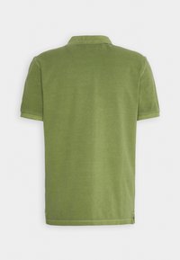 Marc O'Polo SHORT SLEEVE SLITS AT HEM - Polo krekls - khaki