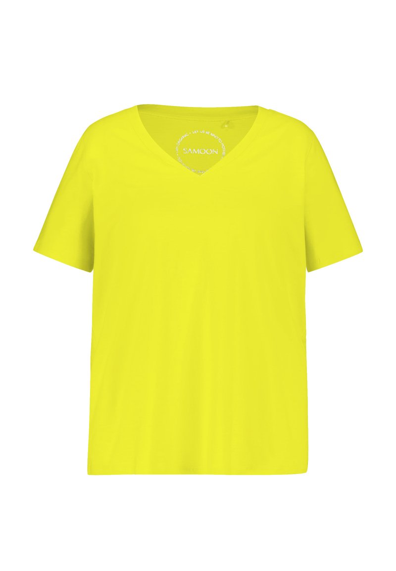 Samoon T-shirt basic lichtgroen