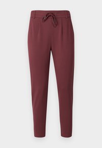 ONLPOPTRASH EASY - Pantalones - red mahogany