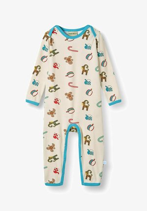 ULM LANGÆRMET MED JULEPYNT - Pižama - vanilla