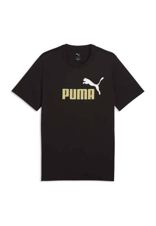 PUMA 2 COLOR NO. 1 LOGO TEE - Print T-shirt - black rustic olive — photo 4
