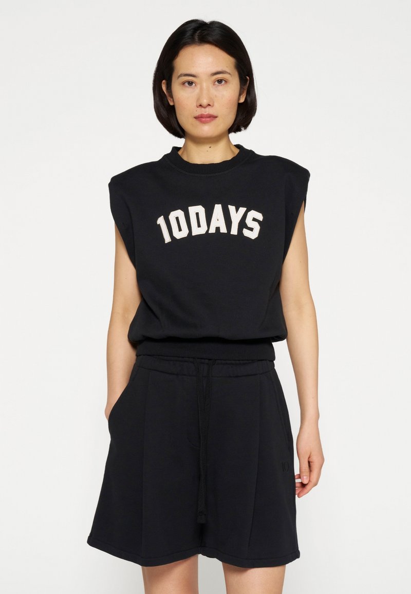 10DAYS SLEEVELESS STATEMENT - T-shirt print - black