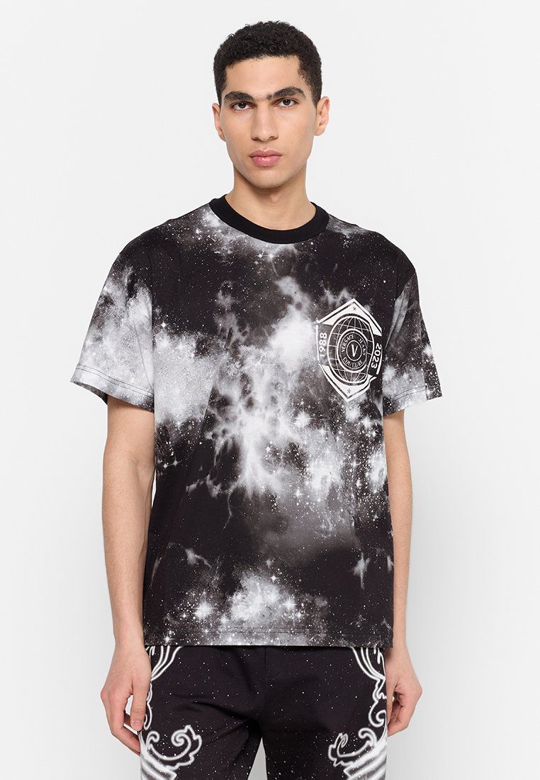 Versace Jeans Couture T-shirt print zwart Versace Jeans Couture T-shirt print zwart