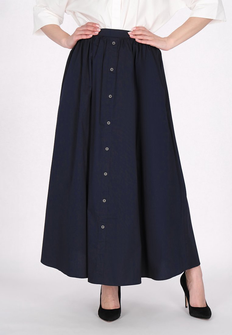 dreimaster Maxirok donkerblauw