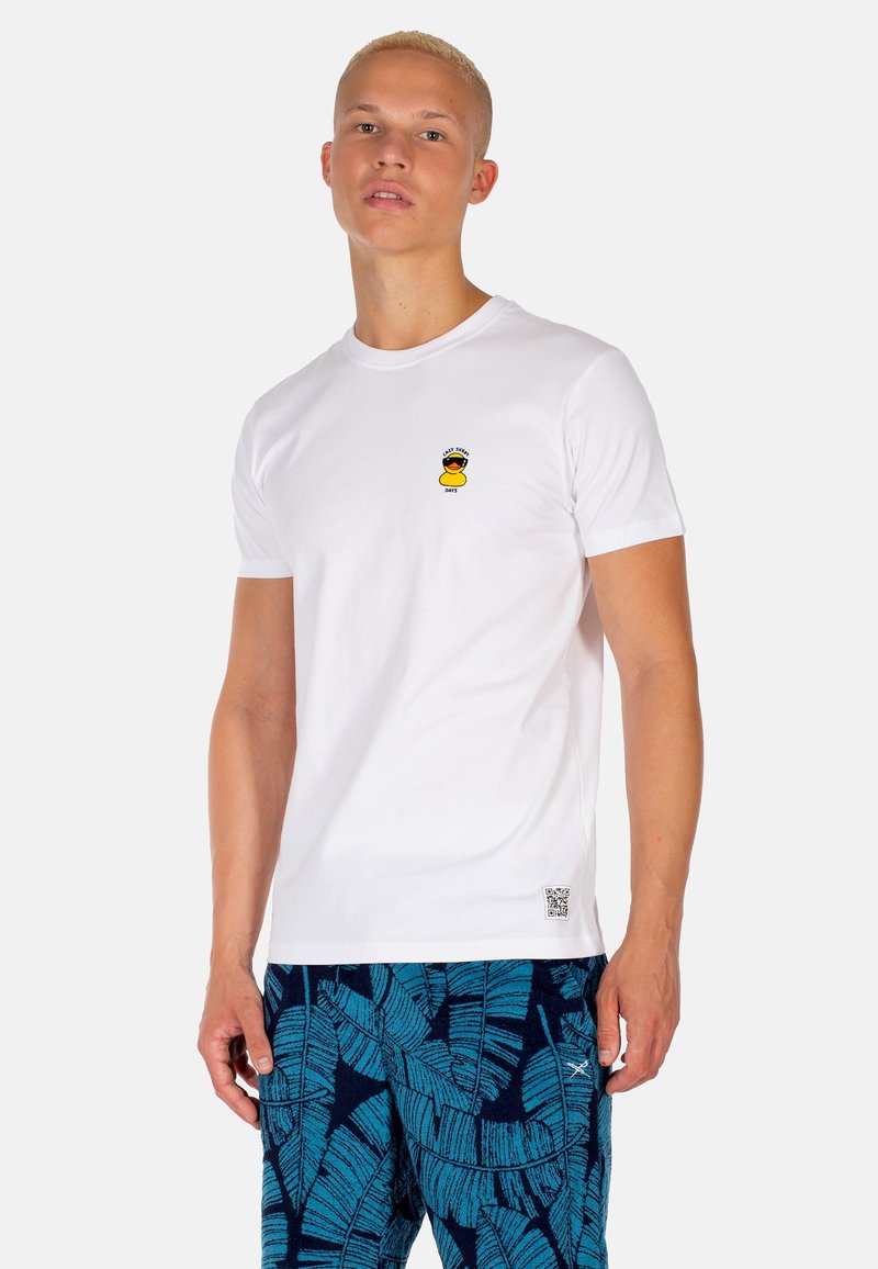 Iriedaily LAZY SUNNY DAY - T-Shirt print - white