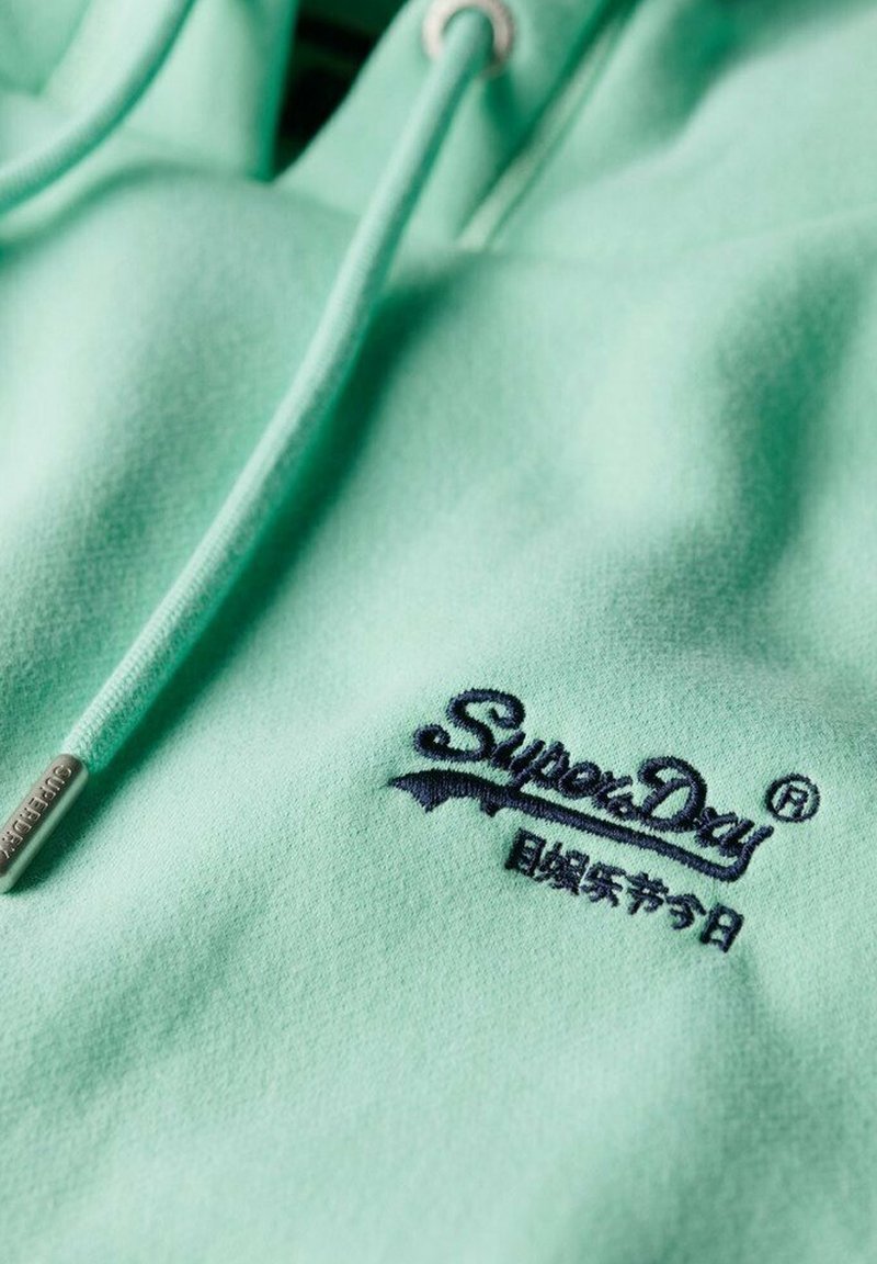 Superdry ESSENTIAL LOGO - Kapuzenpullover - spearmint light green 