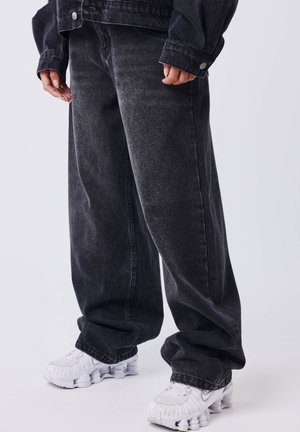 DÉLAVÉ - Jeans baggy - noir