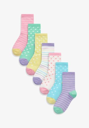 7 PACK RICH SPOT STRIPE  - Socks - colourful