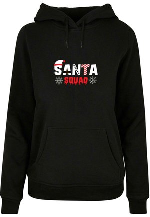 Merchcode, SANTA SQUAD  - Kapuzenpullover - black