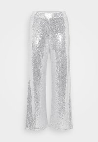 ONLBECCA SEQUINS - Hlače - silver-coloured