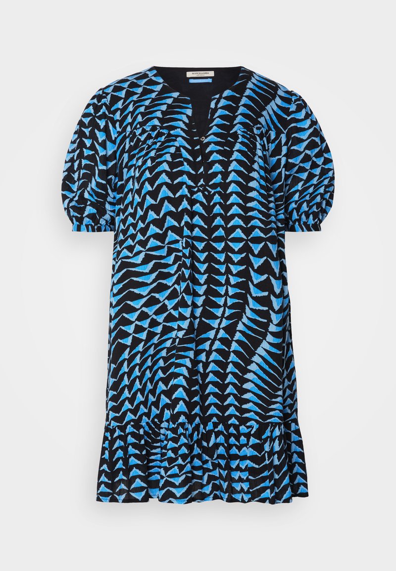 Scotch & Soda Jurk blauw gemêleerd
