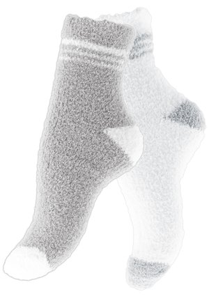 Yenita 4 PAAR - Chaussettes - grau-weiss