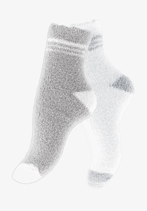 Yenita 4 PAAR - Calze - grau-weiss