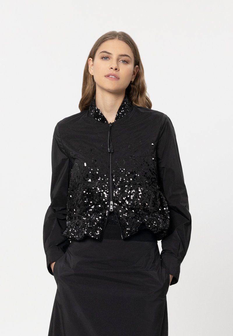 Luisa Cerano PAILLETTEN - Light jacket - black - Zalando