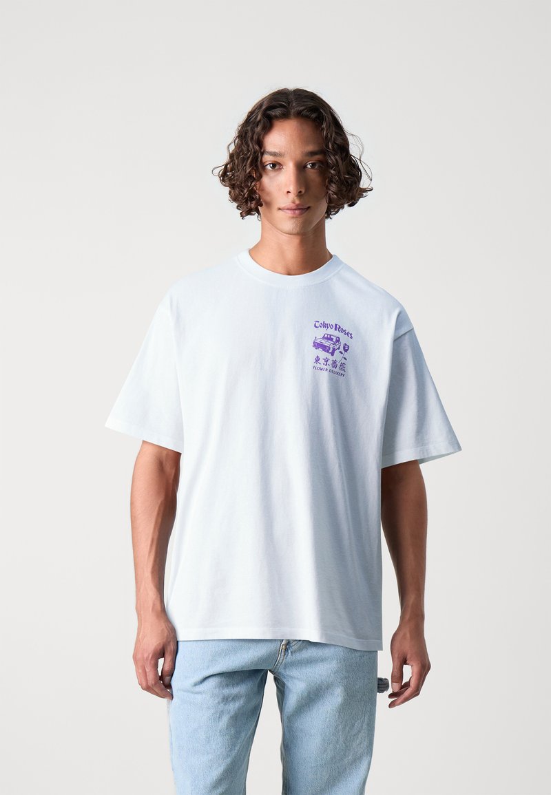 Edwin TOKYO ROSES UNISEX - T-shirt print - white