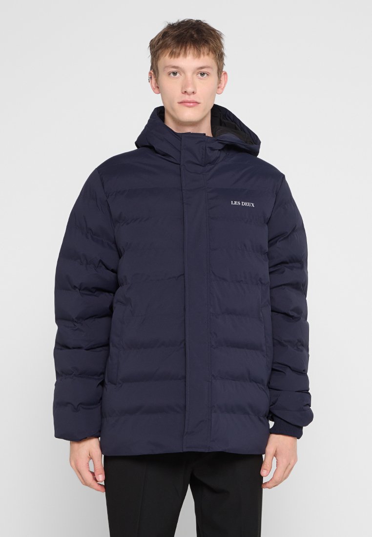 Les Deux Winterjas donkerblauw