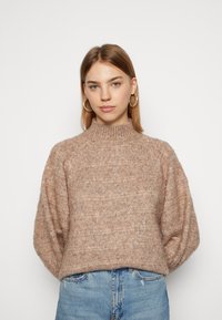ONLY ONLCELINA HIGH  - Džemper - chestnut