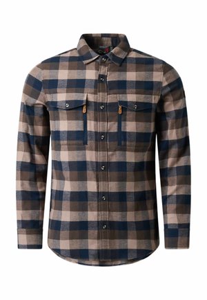 Swedemount, NORDKAP - Chemise - navy brown check