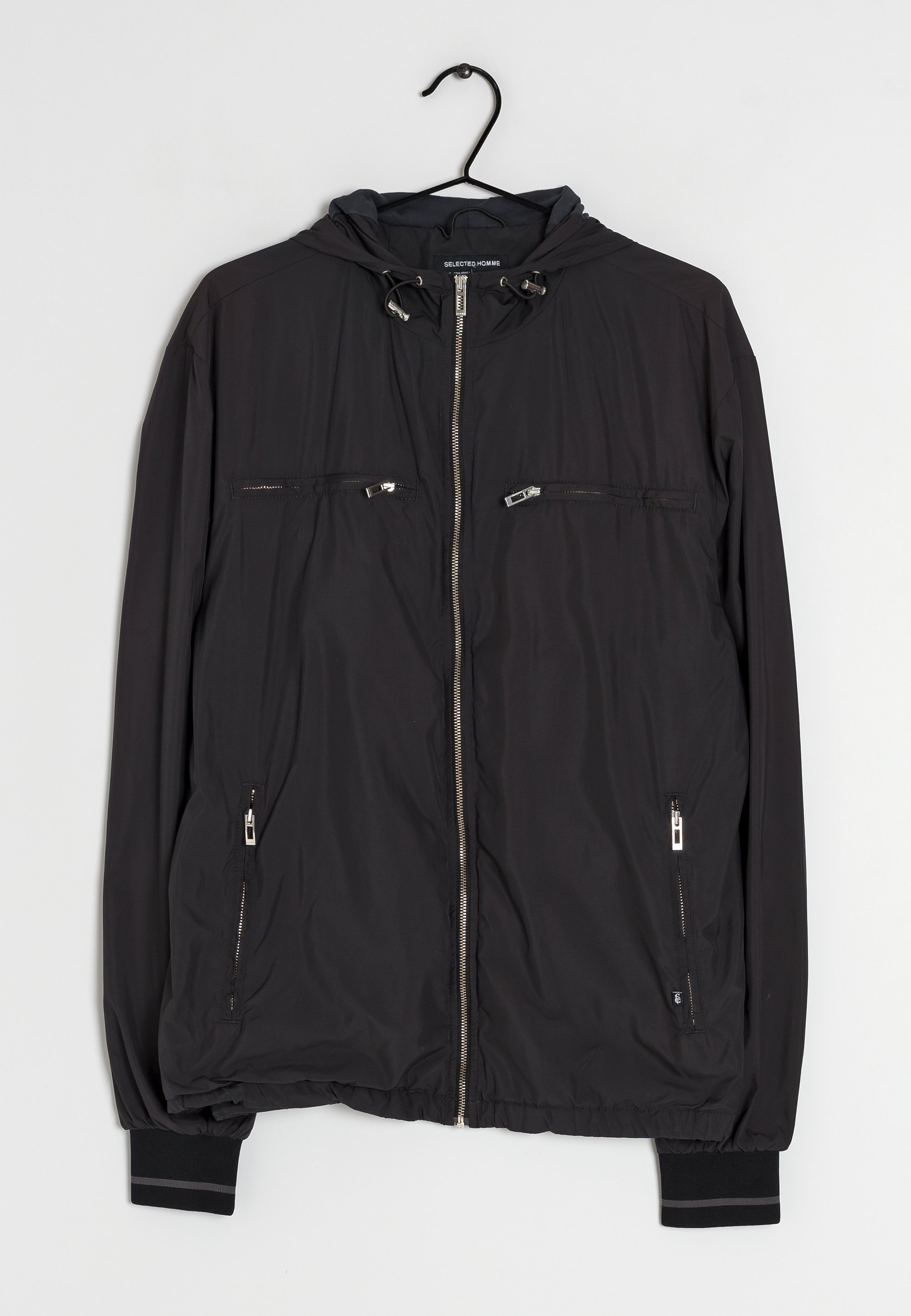 Selected Homme Light jacket black (Pre-owned) Zalando