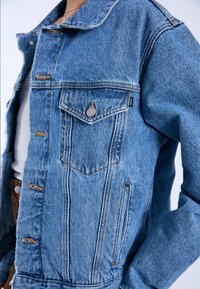 Dr.Denim JOEY TRUCKER JACKET - Spijkerjas - stream sky retro