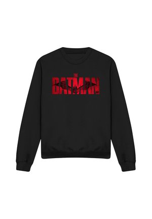 DC COMICS - BATMAN, THE BATMAN CRIMSON DRAWN BAT LOGO - Sweatshirt - black