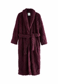Next COSY - Peignoir - berry red argyle/rouge foncé - ZALANDO.FR