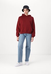 Gina Tricot BASIC ORIGINAL HOODIE - Sweatshirt - dark red
