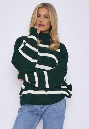 CHUNKY HIGHNECK - Jumper - green