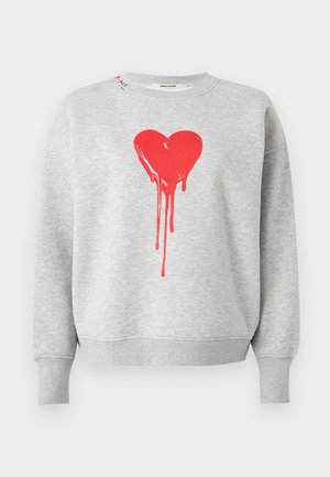 OSCAR FLOWING HEART - Φούτερ - gris chine clai