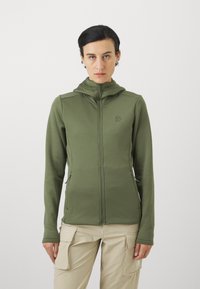 Didriksons ANNELI FULLZIP - Jakna za treniranje - wild forest green