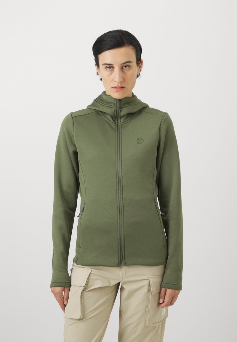 Didriksons ANNELI FULLZIP - Veste de survêtement - wild forest green