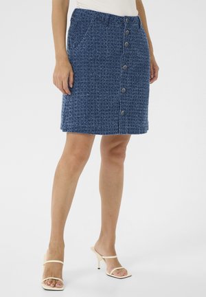 Jeanskjol - dark blue wash