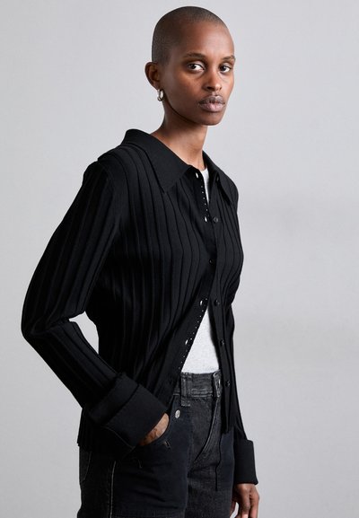 Filippa K CONTRAST POCKET STRAIGHT - Džinsi ar taisnām starām - black