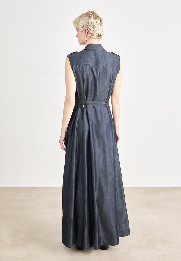 CARLA LONG DRESS - Denim dress3