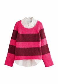 Sélectionné, pink red stripe