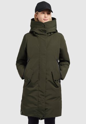 CHARLYN - Párka - dunkelgrün