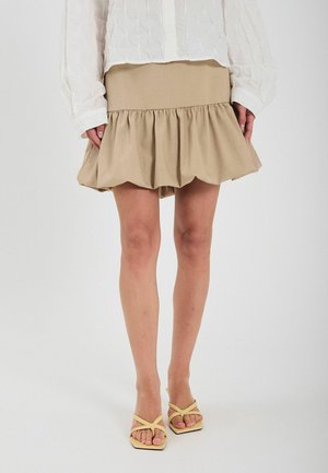 SILLA - Minijupe - warm beige