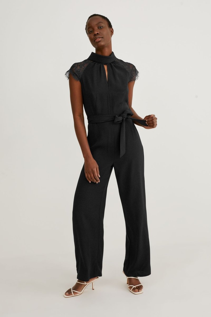 Damen Kleider | C&A ONE PIECE Jumpsuit dark blue/dunkelblau - OQ44330 Damen Kleider | C&A ONE PIECE Jumpsuit dark blue/dunkelblau - OQ44330