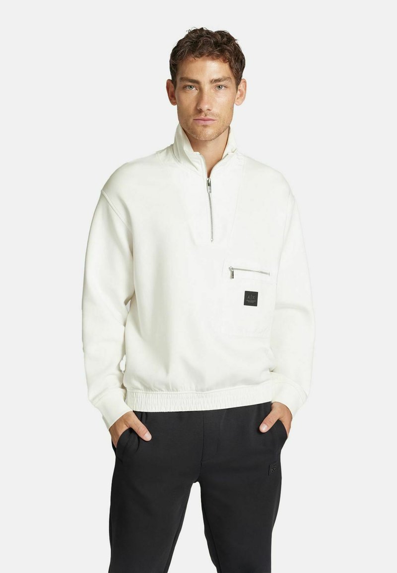 Armani Exchange Felpa - bianco