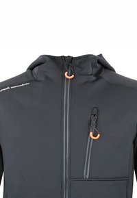Peak Mountain BLOUSON POLARSHELL HOMME CAMPO - Veste mi-saison - noir orange