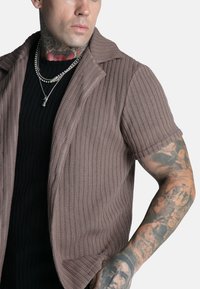 SIKSILK TEXTURED RESORT - Skjorta - brown