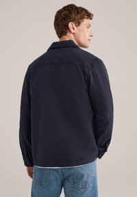 WE Fashion THE TEXTURED - Cămașă - navy blue
