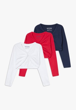 BOLERO 3 PACK - Cardigan - weiß/rosa/dunkelblau