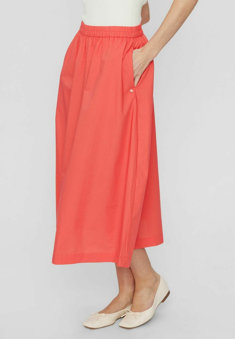 Nümph - NUGIA - A-line skirt - calypso coral, Enlarge