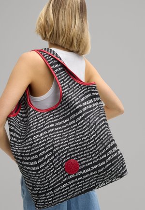 MERCATO LOULOU TOTE - Tote bag - schwarz weiß