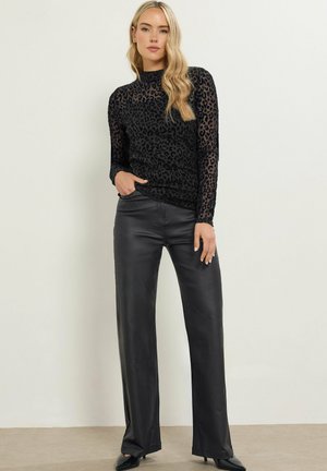 LONG SLEEVE - Blus - black