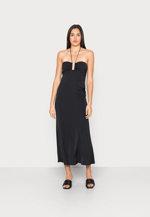 HALTER DRESS - Vestito estivo - black solid