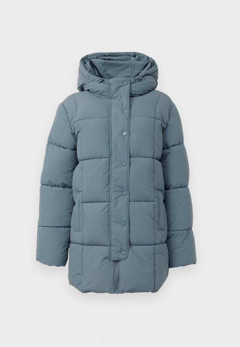 JDY Wintermantel blauwgrijs