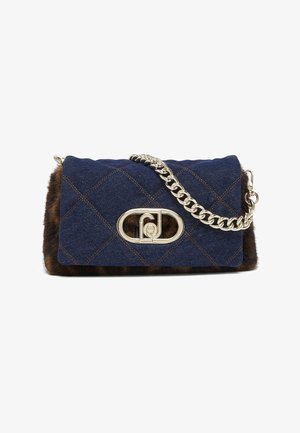 LIU JO, LIU JO MEDIUM ANIMAL PRINT LAPUFFY BAG - Kabelka - dark blue