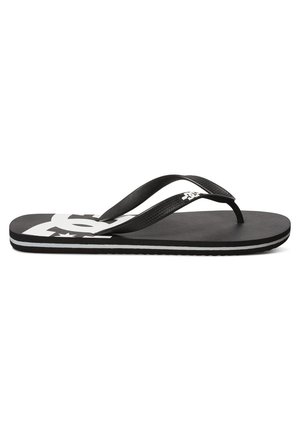 SPRAY  - Teenslippers - black/black/white